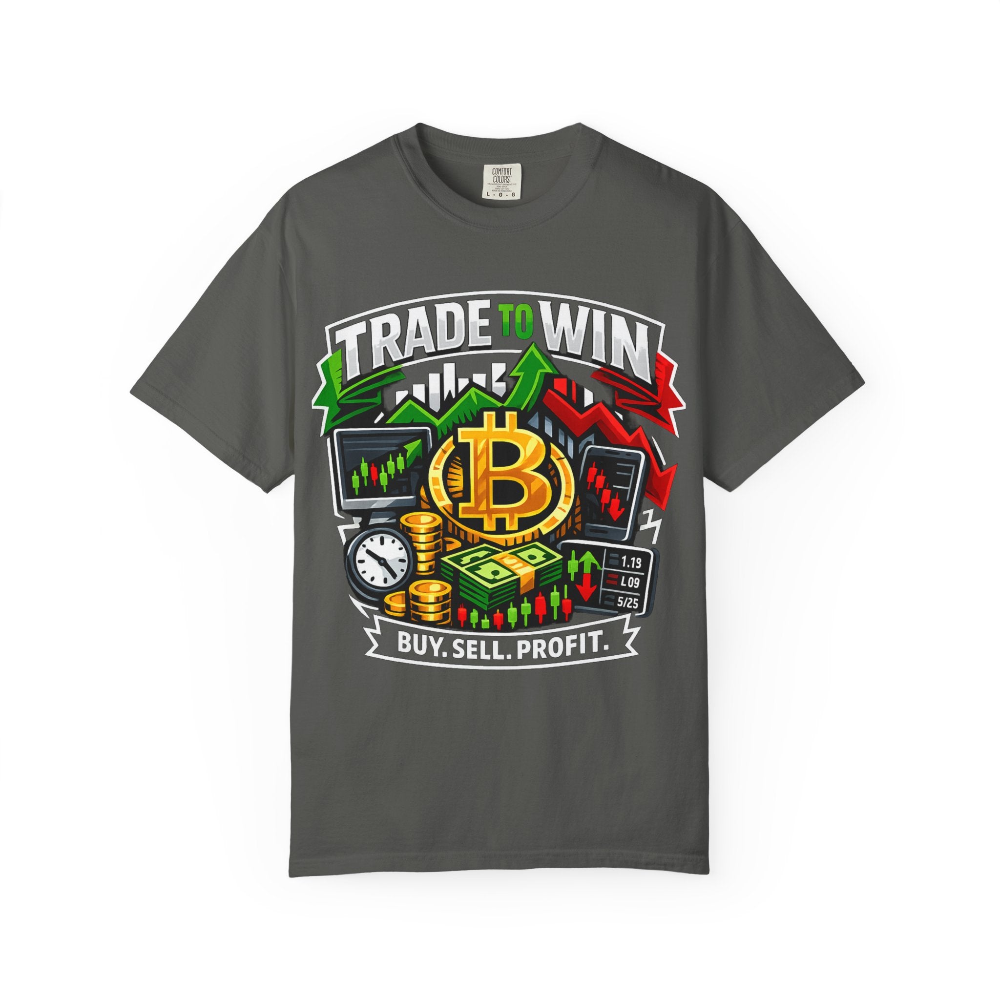 Traders T‑Shirt — "Trade to Win, Buy Sell Profit" Trading Tee