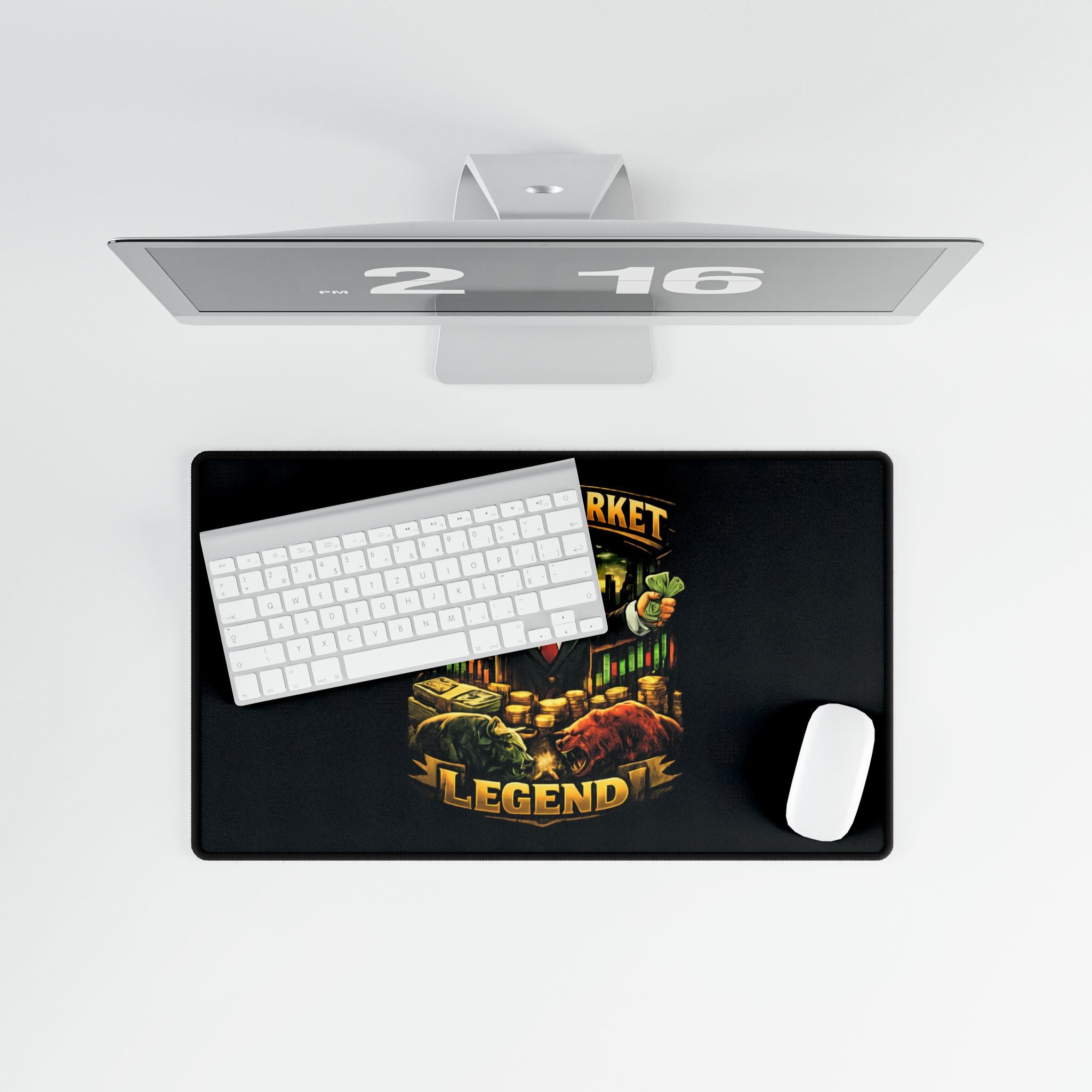 Stock Market Legend Desk Mat — Gamer/Trader Mousepad