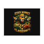 Stock Market Legend Rolled Poster — Wall Art for Traders & Finance Fans
