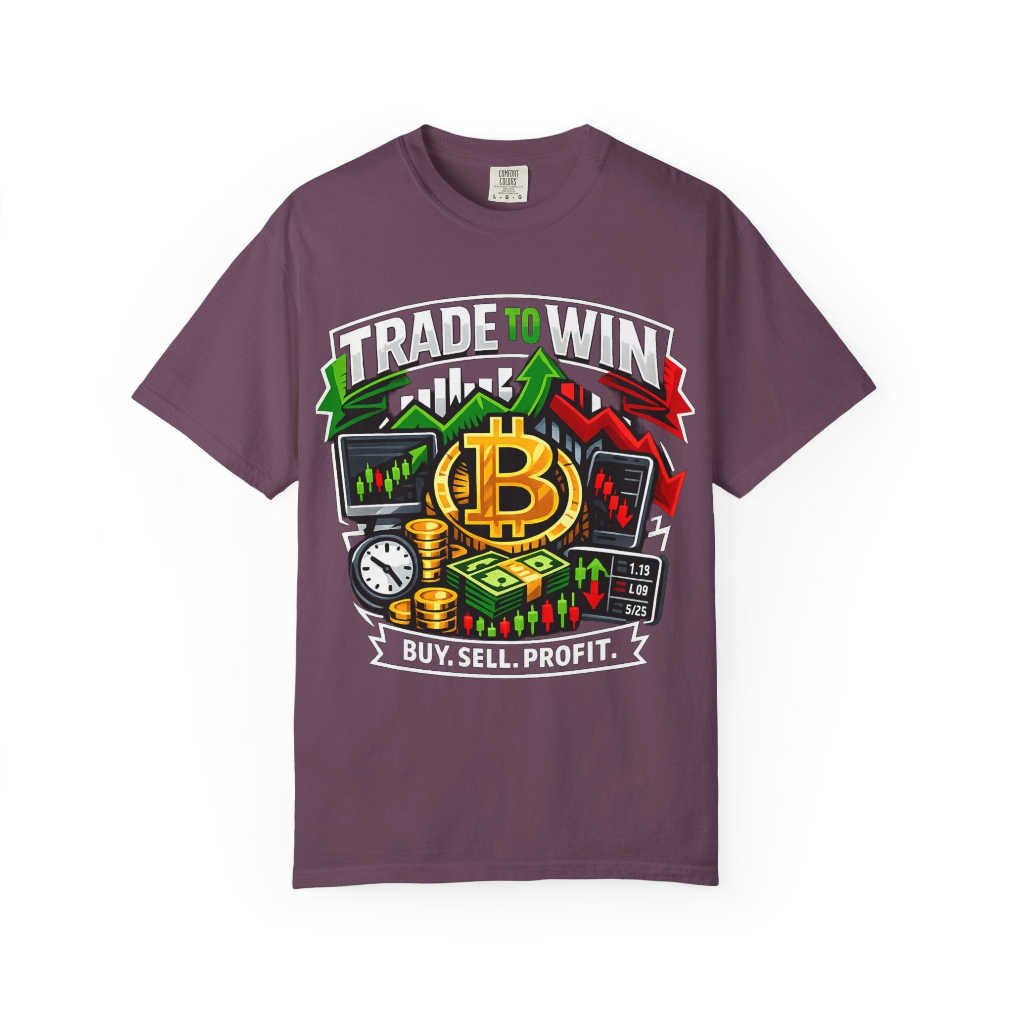 Traders T‑Shirt — "Trade to Win, Buy Sell Profit" Trading Tee