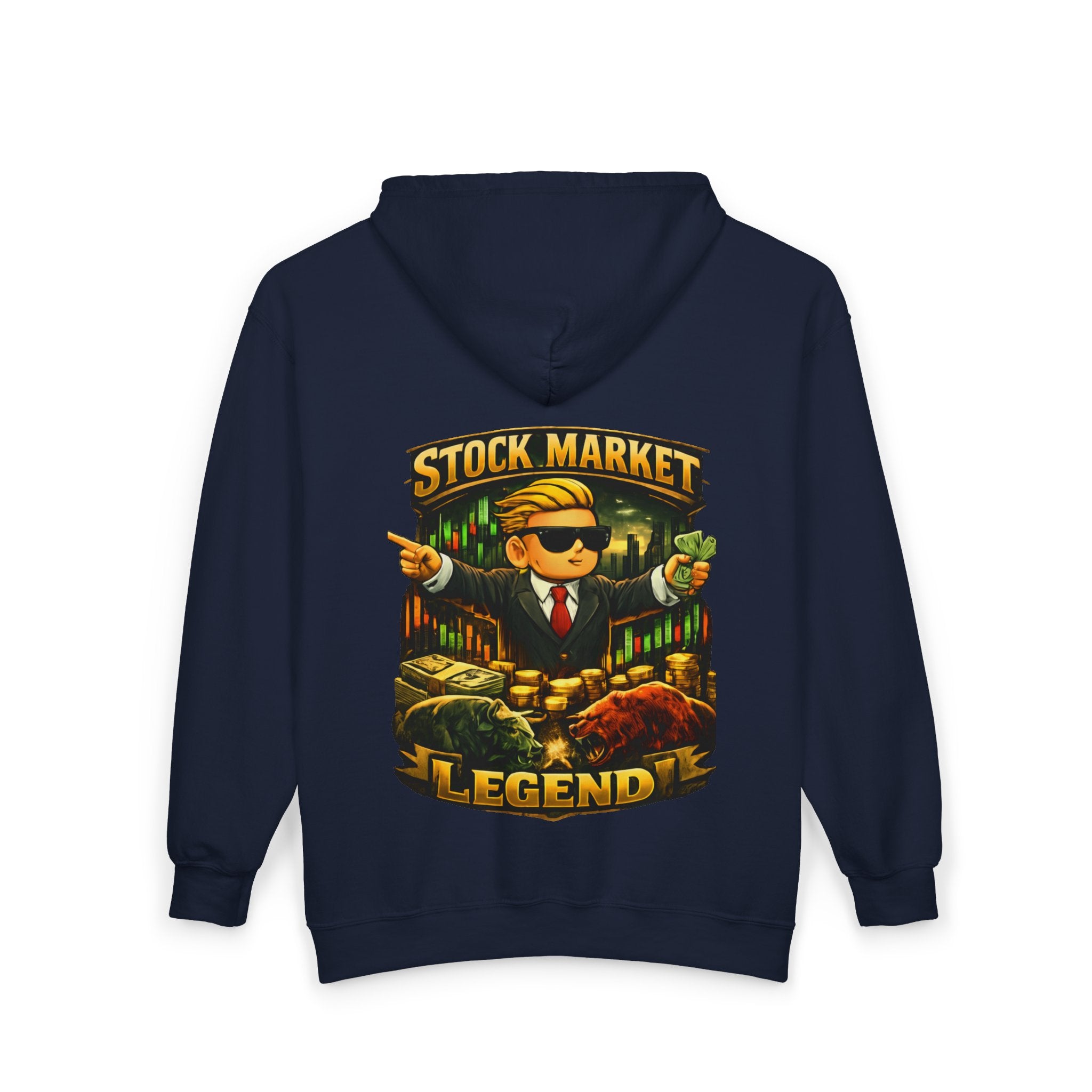 Stock Market Legend Full‑Zip Hoodie