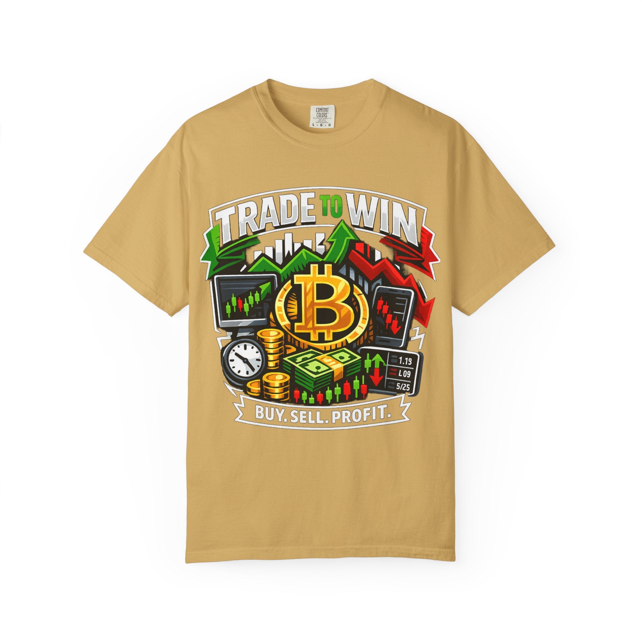 Traders T‑Shirt — "Trade to Win, Buy Sell Profit" Trading Tee