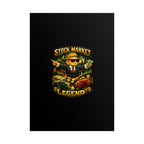 Stock Market Legend Rolled Poster — Wall Art for Traders & Finance Fans