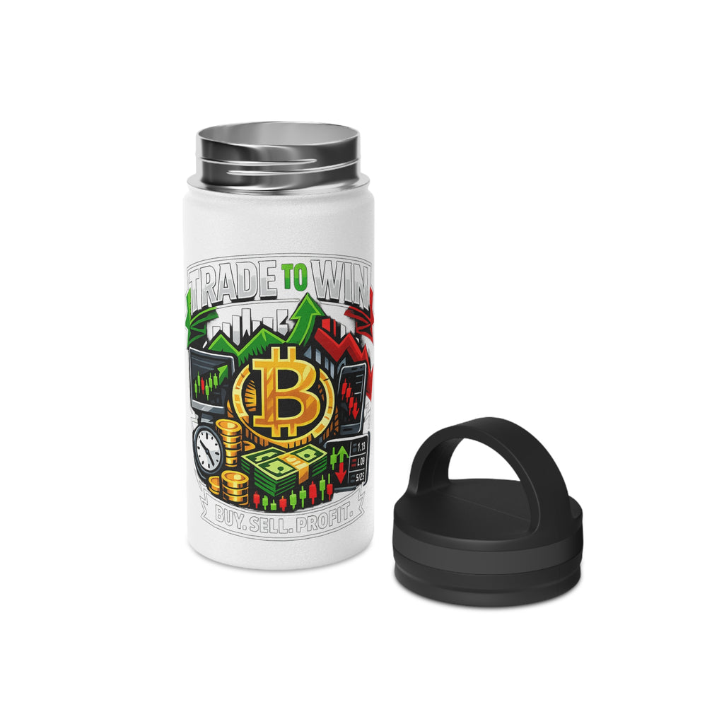 Trade to Win Stainless Steel Water Bottle — Buy Sell Profit