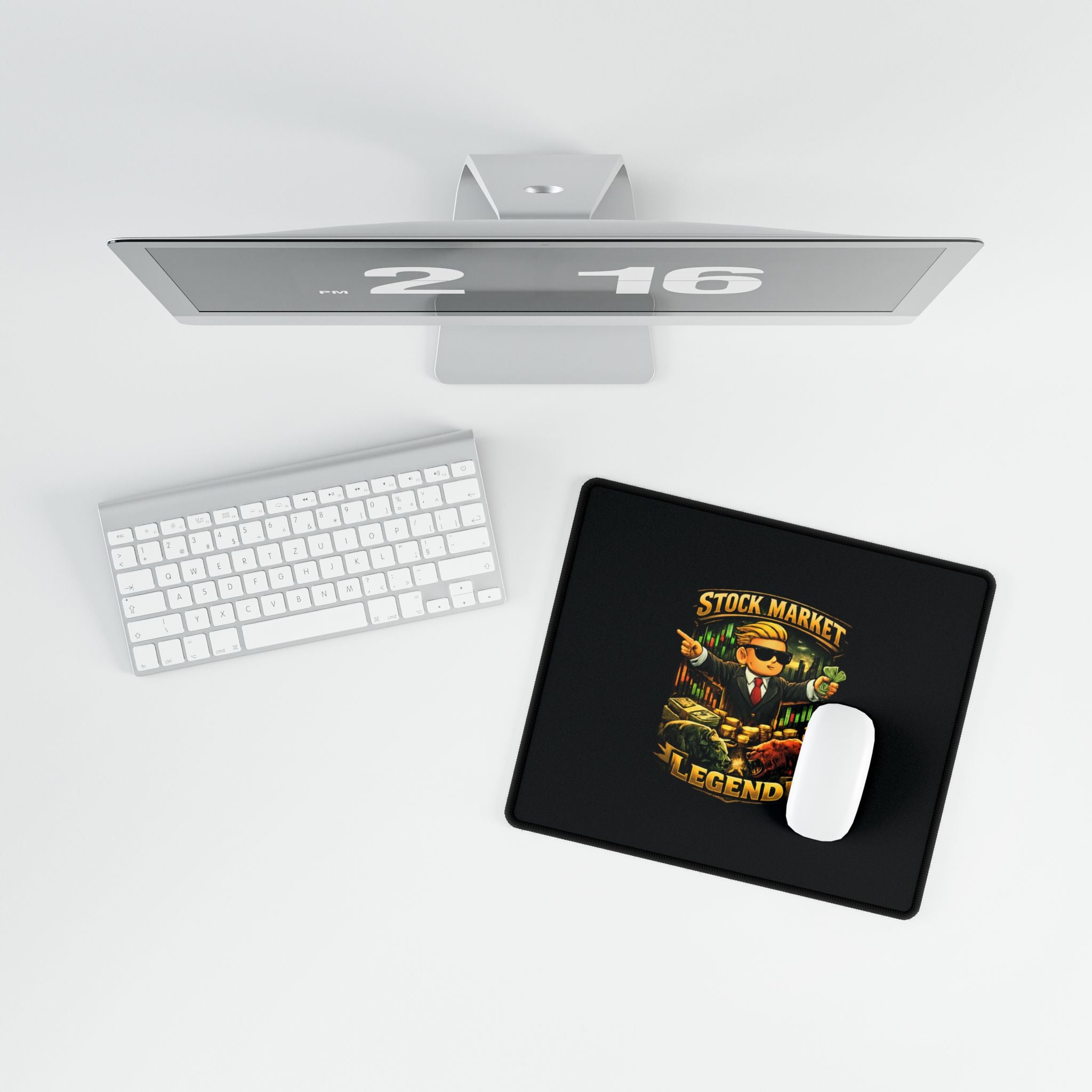 Stock Market Legend Desk Mat — Gamer/Trader Mousepad