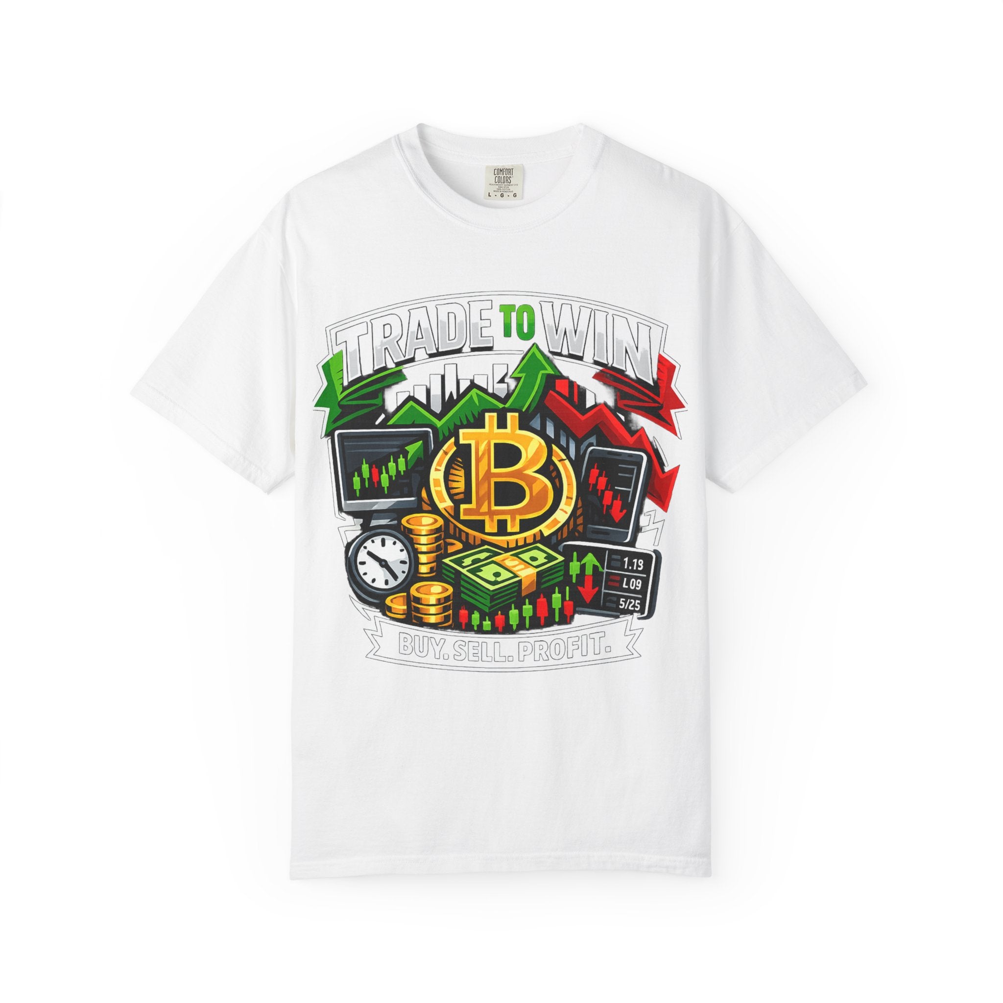 Traders T‑Shirt — "Trade to Win, Buy Sell Profit" Trading Tee