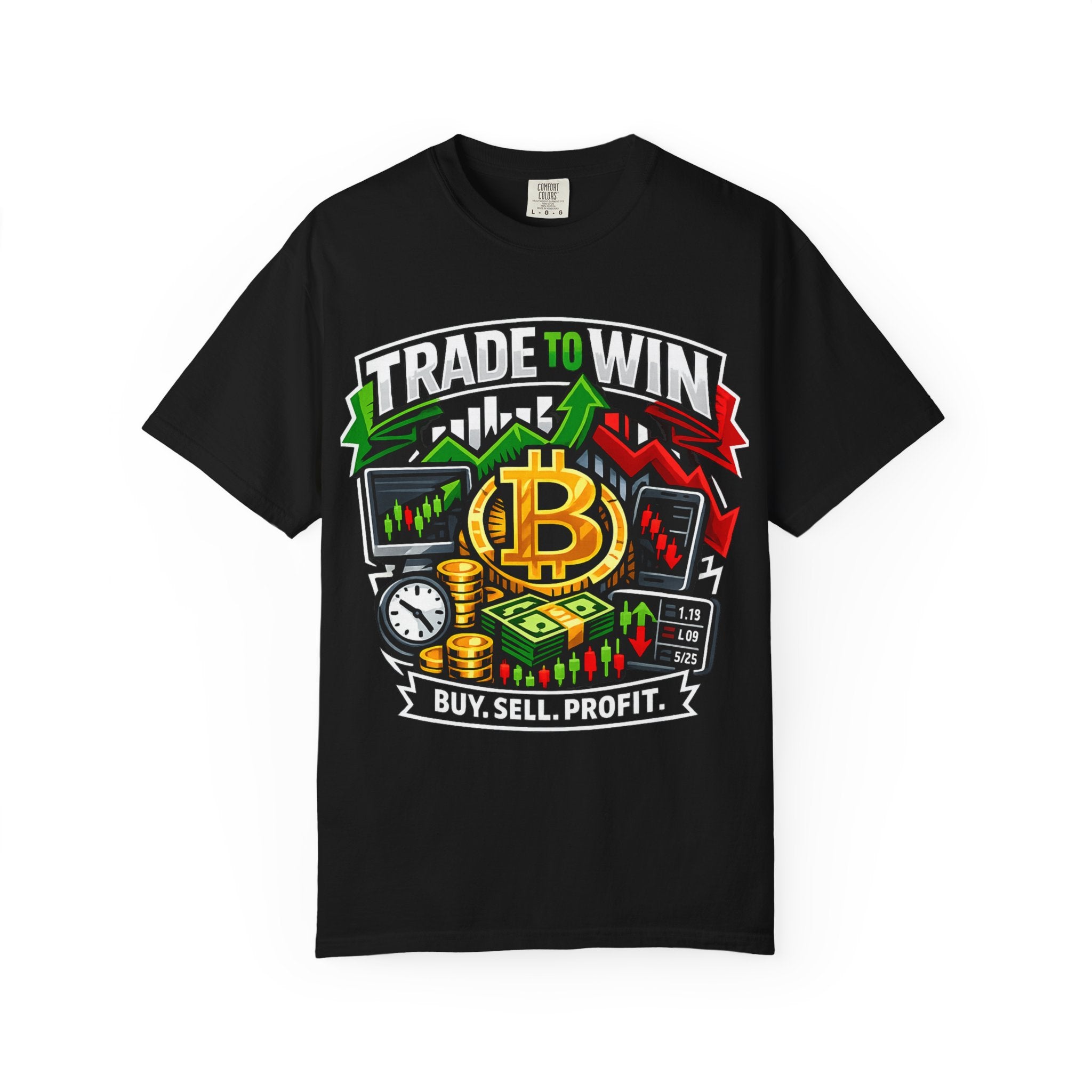 Traders T‑Shirt — "Trade to Win, Buy Sell Profit" Trading Tee