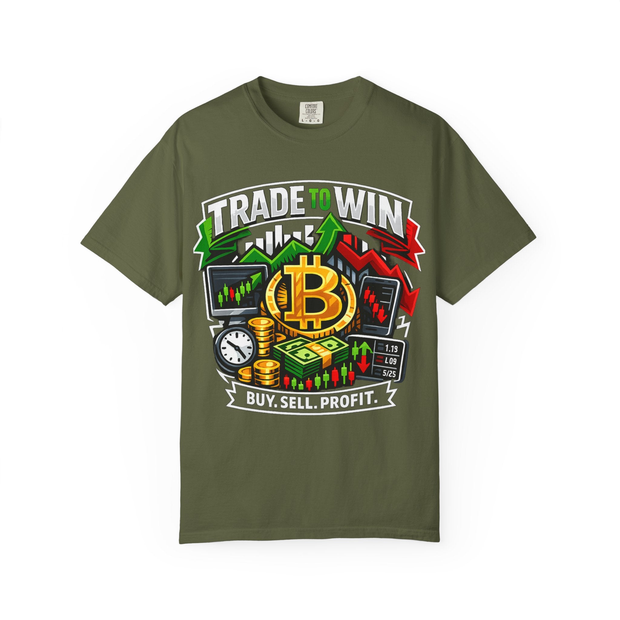 Traders T‑Shirt — "Trade to Win, Buy Sell Profit" Trading Tee
