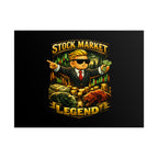 Stock Market Legend Rolled Poster — Wall Art for Traders & Finance Fans