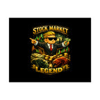 Stock Market Legend Rolled Poster — Wall Art for Traders & Finance Fans