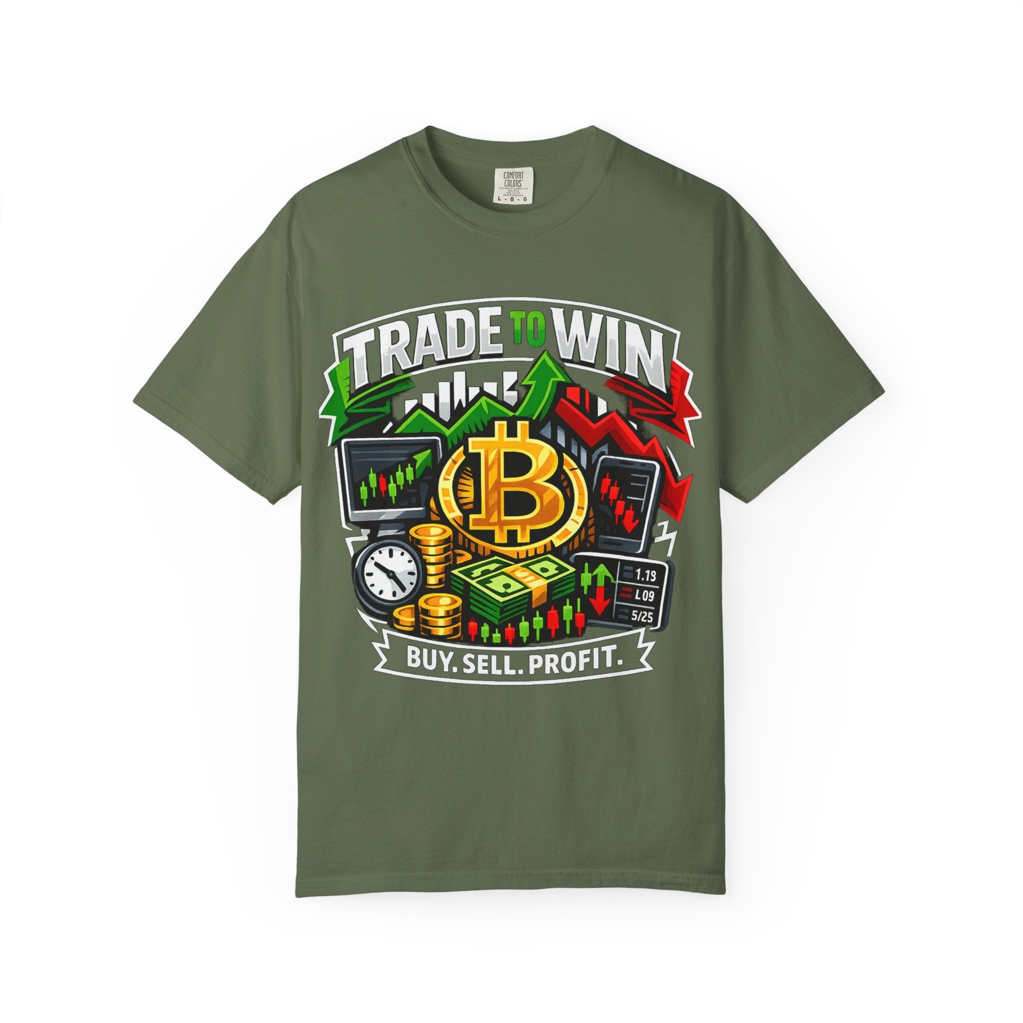 Traders T‑Shirt — "Trade to Win, Buy Sell Profit" Trading Tee