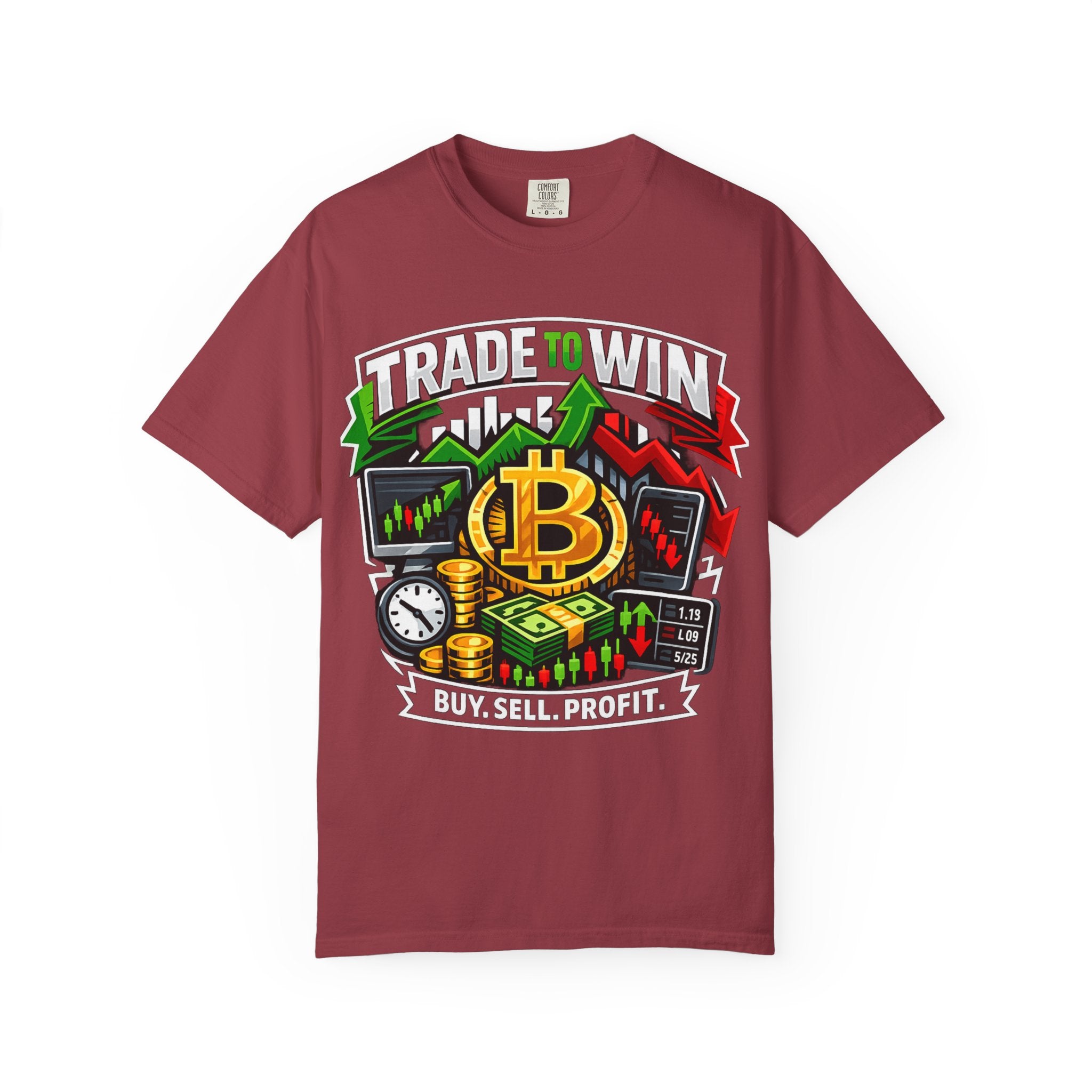 Traders T‑Shirt — "Trade to Win, Buy Sell Profit" Trading Tee