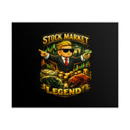 Stock Market Legend Rolled Poster — Wall Art for Traders & Finance Fans