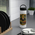 Stock Market Legend Stainless Steel Water Bottle — Handle Lid