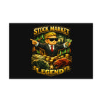 Stock Market Legend Rolled Poster — Wall Art for Traders & Finance Fans