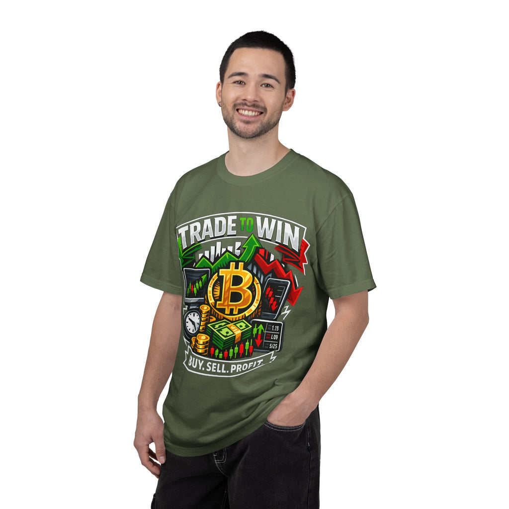 Traders T‑Shirt — "Trade to Win, Buy Sell Profit" Trading Tee