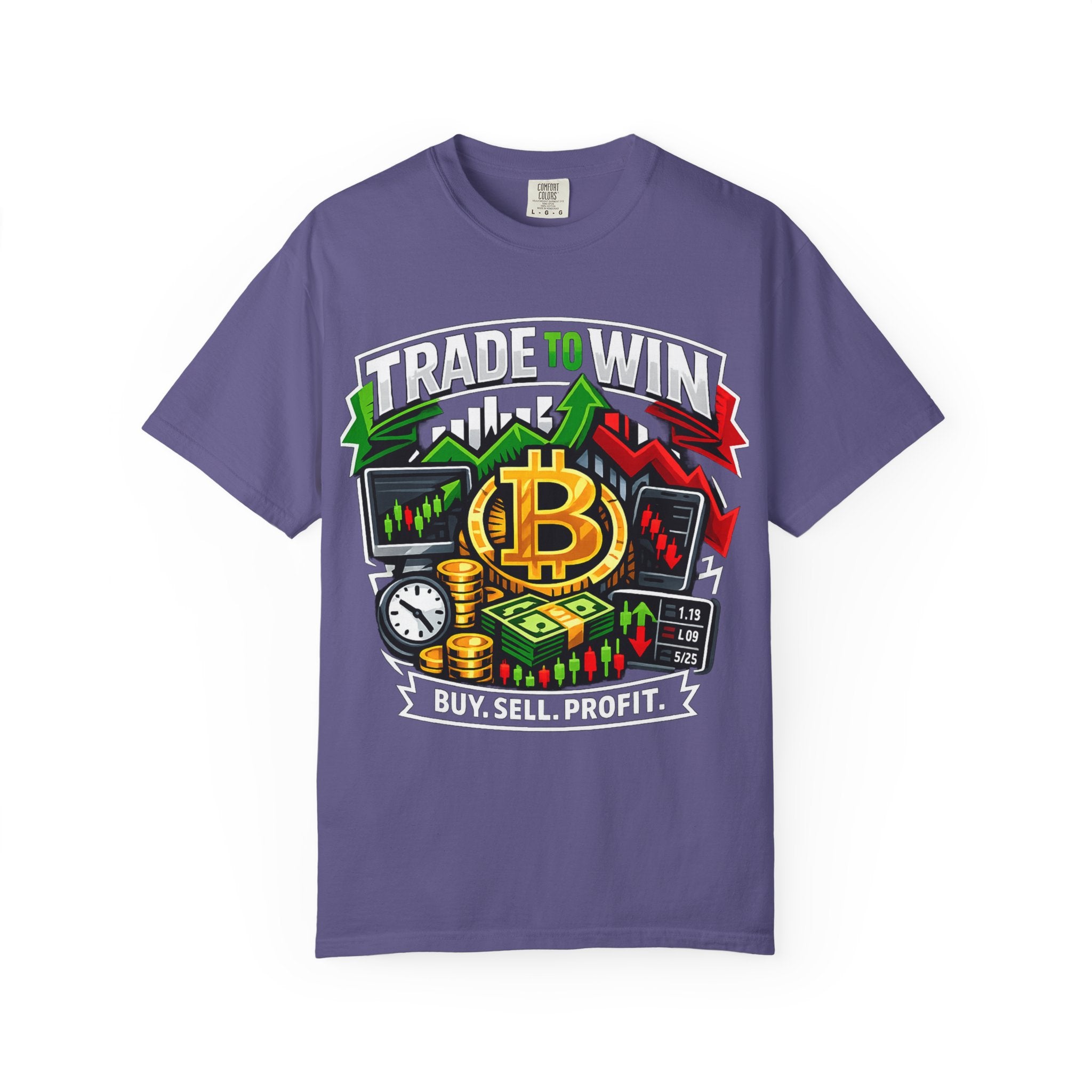 Traders T‑Shirt — "Trade to Win, Buy Sell Profit" Trading Tee