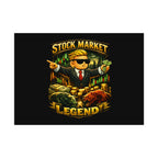Stock Market Legend Rolled Poster — Wall Art for Traders & Finance Fans